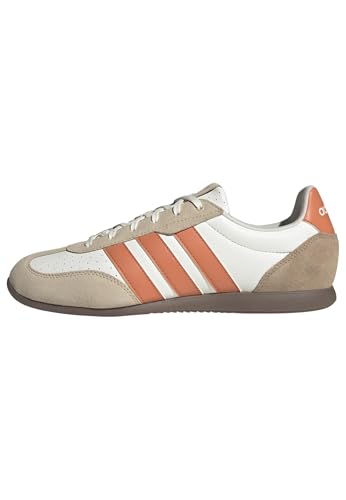 adidas Homme BARREDA LO Shoes, Off White/Dusky Orange/Crystal Linen, 44 2/3 EU
