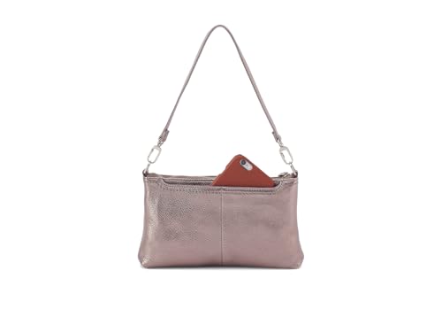 Image of HOBO Darcy Leather Convertible 3-in-1 Crossbody Bag with Removable & Adjustable Strap, Exterior Phone Slip Pocket