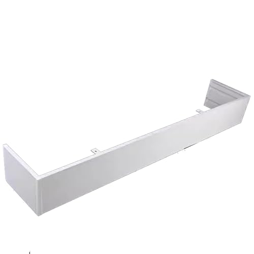 Wall Mount Curtain Cornice Boards for Windows Decorative, 10.5cm Tall Curtain Box Valance Frame, Curtain Pelmet Cassette Box Cover(1meter)