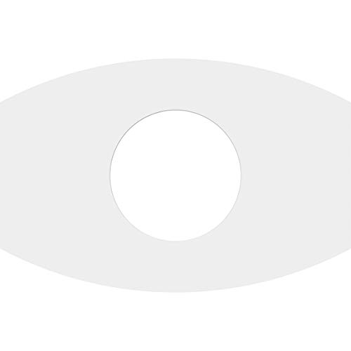 Image of Ekena Millwork CMP16X10KY-06000 Kailey Architectural Grade PVC Contemporary Urethane Ceiling Medallions 16 inchW x 10 5 /8 inchH x 6 inchID x 8 1 /2 inchC x 1 inchP