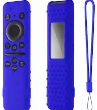 Capa De Controle Remoto Silicone Para TV Samsung Solar BN59-01432A 01432J Solarcell Protetor (Azul)
