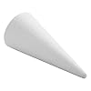 Bright Creations 16 Pack Foam Cones for Crafts - 4 Assorted Sizes for Trees, Holiday Decorations - Handmade Gnomes (White, 2.2-6 in) - Craft Cones - Cone Shape Foam - Foam Tree Cones #5