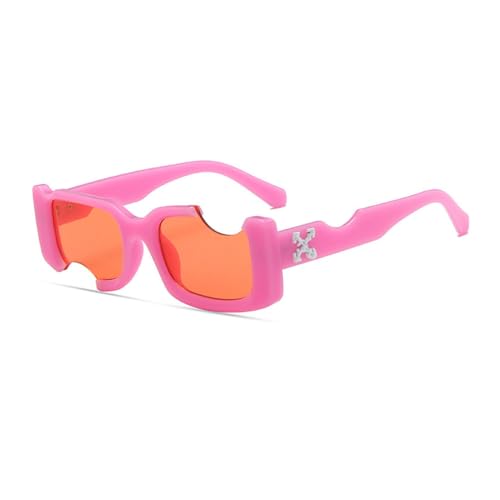Lunettes de soleil hip-hop retro aux finitions hors notch verres vintage UV400