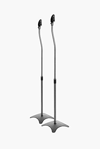 Multibrackets M Speaker Floorstand BLACK 2-Pack schwarz Halterung Lautsprecher Halterung für Lautsprecher (68 cm, 110 cm)