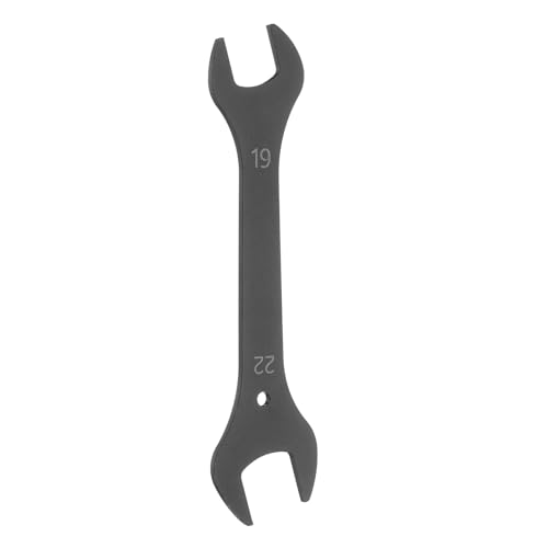 Image of sourcing map Super Thin Open End Wrench 19x22mm Metric Lightweight U-Shaped Spanner Double End Wrenches for Automotive Repair Furniture Assembly, Black