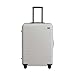 Away Medium Checked Luggage, Lightweight Hard Shell Suitcase with Spinner Wheels, Durable Rolling Luggage, TSA Lock, 26 Inch, Cloud Gray
