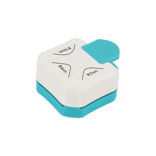 3 in 1 Corner Rounder Punch, R4mm+R7mm+R10mm, Corner Cutter Rounder for Cardstock, Paper Crafts, DIY Projects, Junk Journals, Photo Cards, Business Cards, and Scrapbooking