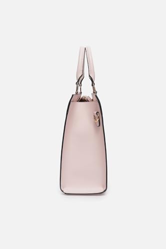 Image of Allen Solly Womens leaf-print light-pink HANDBAG