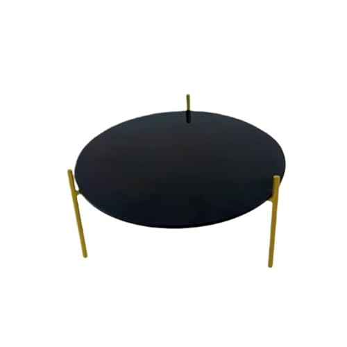 GEK208130 Mesa de postres Soporte for pastel con trípode negro y dorado, soporte de exhibición for Buffet pausa for el té, decoraciones for bodas cumpleaños Soporte para cupcakes(Medio)