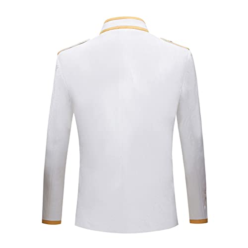 JEsilunmaMY Mens Embroidered Court Prince Blazer Slim Velvet Gold Embroidery Suit Jacket Stylish Wedding Dinner Party Tuxedos2