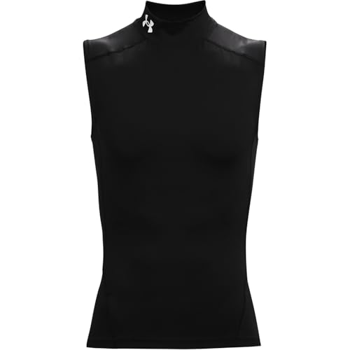 Under Armour Mens HeatGear Armour Compression Mock Sleeveless