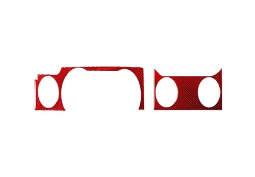 Garniture de tableau de bord conducteur Mustang rouge pour masquer l'usure facilement