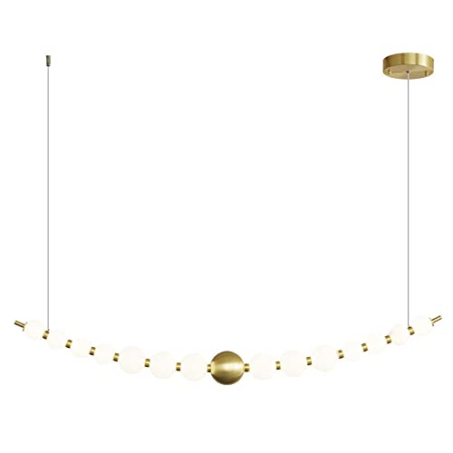 Lustre linéaire pour éclairer uniformément votre table de salle à manger