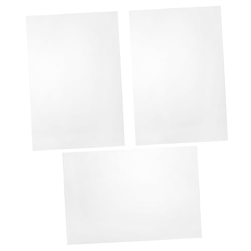 COSMEVIVI 3 Pack A4 Thin Plastic Sheets Plastic Photo Frame Sheets High Transparency