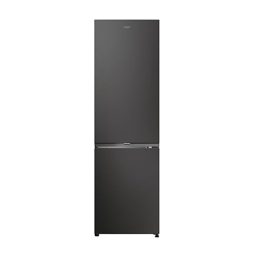 Candy City Fresco 300 CNCQ2T518EB, Frigorífico Combi, 280L, Ancho 55cm, Altura 182cm, Total No Frost Circle+, Cajón Verdulero, Control Interno Digital, Iluminación LED, Puerta Reversible, 37DB, Negro