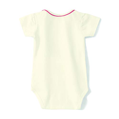 Top para bebês Recém-Nascido, Lilica Ripilica, Bebê Meninas, Off White/Rosa, MB