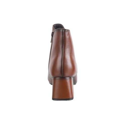 Image of Metro Women Faux Leather Sleek Slip-On Casual Boots