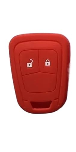 Coque de clé Opel rouge en silicone idéale pour retrouver votre trousseau en voyage