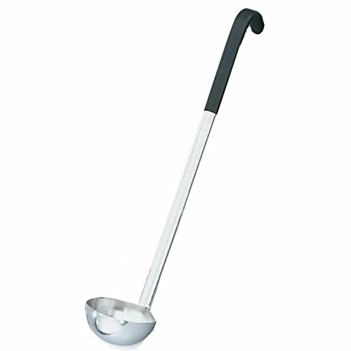 BebLP Schöpfkelle aus Edelstahl mit schwarzem Griff, 90 ml, Padro-Schöpfkelle for Kochen, Schöpfkelle, Löffel, Küchenutensilien, Kochutensilien, Utensilien, Küchenutensilien und Gadgets