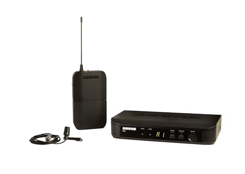 Shure BLX14/CVL-H10 Blx14/Cvl Uhf Wireless Microphone System - Perfect For Interviews, Presentations, Theater - 14-Hour Battery Life, 300 Ft Range | Includes Cvl Lavalier Mic cover