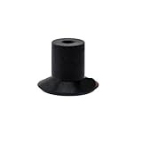 LIAWAYIV 10 pcs Robot Vacuum Suction Cup Red Corrugated U8 U15 Industrial Pneumatic Accessories(Black,U8)