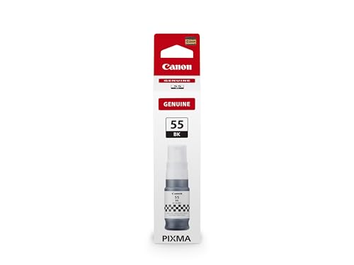 Canon GI-55BK Black Ink Bottle - Genuine Ink - Compatible MAXIFY GX1050/GX2050