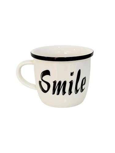 Set de 6 Mugs Cerámicos Negro y Blanco 13.4oz miniatura 4