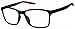 Nike™ 7117 Radiation Protective Eye Glasses - Wrap Around Full Plastic Frame, Square, Small/Medium