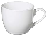 aro Taza de café, porcelana, 200 ml, blanco, 6 unidades