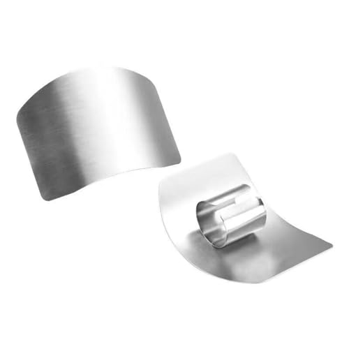 Adfaga Guardia de acero inoxidable con el protector de la mano del dedo ajustable Herramienta de cocina segura para la cocción para cortar alimentos para cocinar