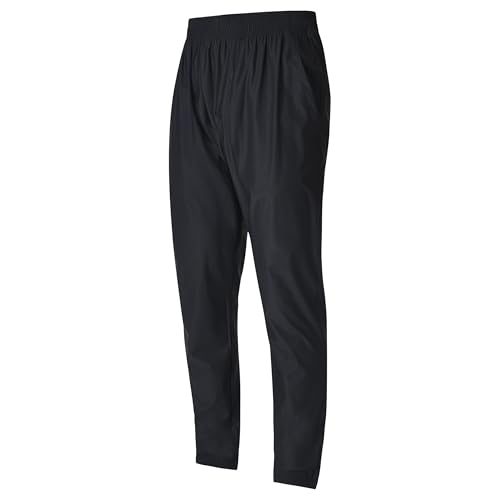Ultra Performance Men's Athletic Jogger Pants – Stretch Nylon Gym Pants, Active Workout Joggers with Pockets for Men Black