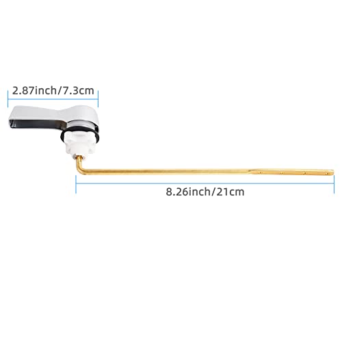 image for iFealClear Toilet Tank Flush Lever Replacement, Universal Front Mount 