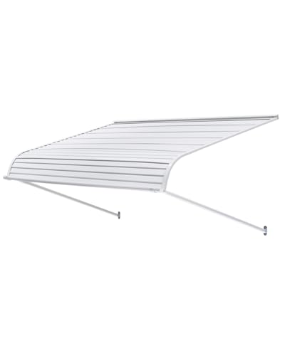 VEVOR Aluminum Awning 60 x 42 in, Durable Window Awning Door Canopy, Lightweight and Stable Aluminum...