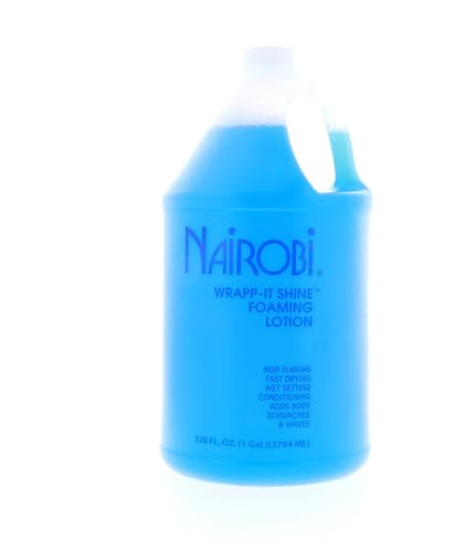 Nairobi Wrapp-it Shine Hair Treatment Styling Foam, 1 Gallon, 128 oz