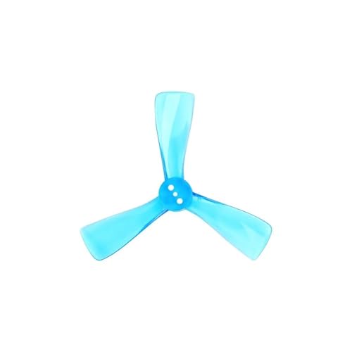 Hélice à 3 pales en PC renforcé Cine 2525, hélice ultra résistante Crystal Blue 2,5 pouces