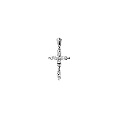 NKlaus Colgante Cruz Plata de Ley 6353 Cover