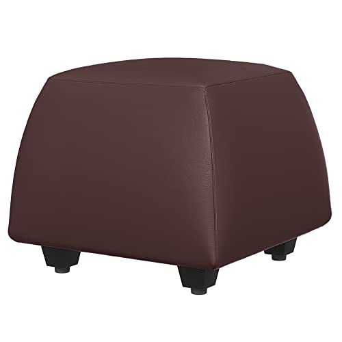 Image of Wakefit Belize Ottoman (Leatherette, Dark Fantasy)