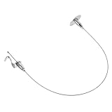 Corde de suspension pour rideau métallique : convient pour l'intérieur et l'extérieur, comme les cadres photo suspendus, les lustres, les équipements de gym, les auvents, les vêtements ; sécuriser les bagages, déménager, etc.