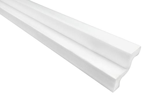 40 Metros estuco Perfil Decoración esquina listones Moldura poliestireno Dura, 50 x 50 mm, DP50