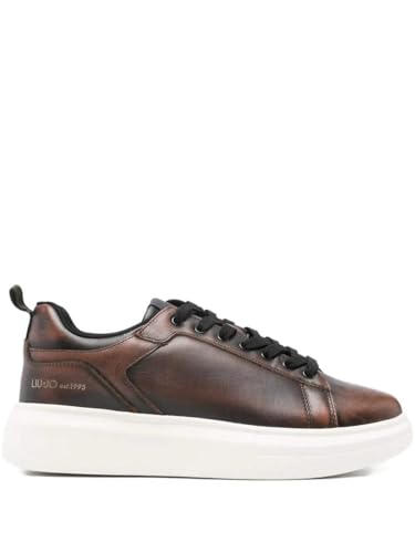 Baskets homme Liu Jo marron en taille 41, modèle élégant 7g5015px112s1804