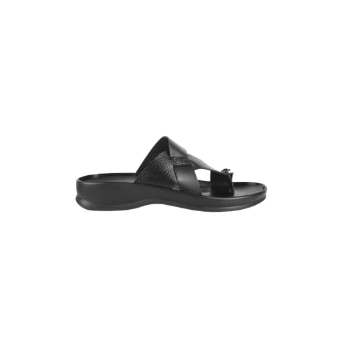Image of Mochi Men Comfort Leather Chappal For Regular Use