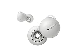 Sony LinkBuds - Auricolari wireless con design ad anello aperto per suoni ambientali e auricolari Bluetooth integrati Alexa, compatibili con iPhone e Android, colore: bianco