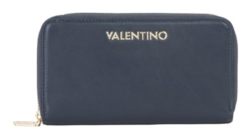 Valentino Porte-Monnaie Clio Re Zip Around Wallet Blu Bleu Marine