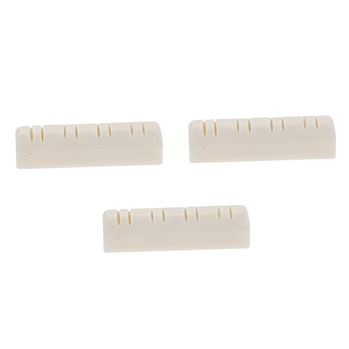 FAVOMOTO Mandolin String Nut Replacement Mandolin Instrument Accessory Bone Saddle