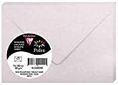 Clairefontaine - Ref 5586C - Pollen Adhesive Envelopes (Pack of 20) - C6 Sized, 120gsm Paper, Printer-Compatible, Acid Free, Adhesive Strip for Easy Seal - Intensive Red