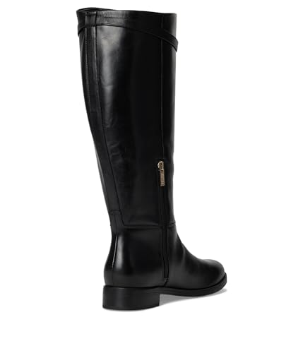 Guess Women's Zoro Wide Calf Boot, Black Leather 001, 7.5