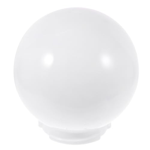 Hoement Pantalla De Lámpara Acrílica Esférica Blanca 5.90 Pulgadas Cubierta De Repuesto Para Aplique De Pared Luz Exterior Decoración Hogar Y Jardín