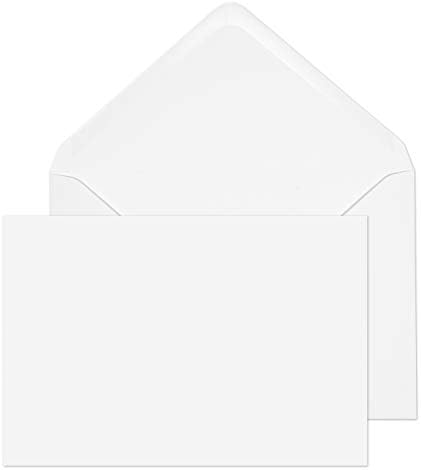 Blake Purely Everyday C6 114 x 162 mm 100gsm Banker Invitation Gummed Envelopes (2002) White - Pack of 1000