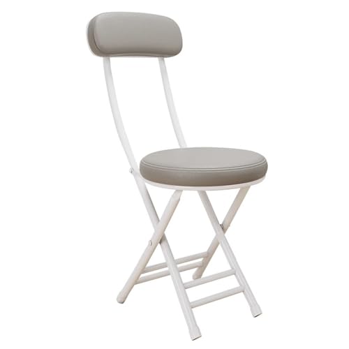 Tabouret pliable portable compact avec pieds antidérapants