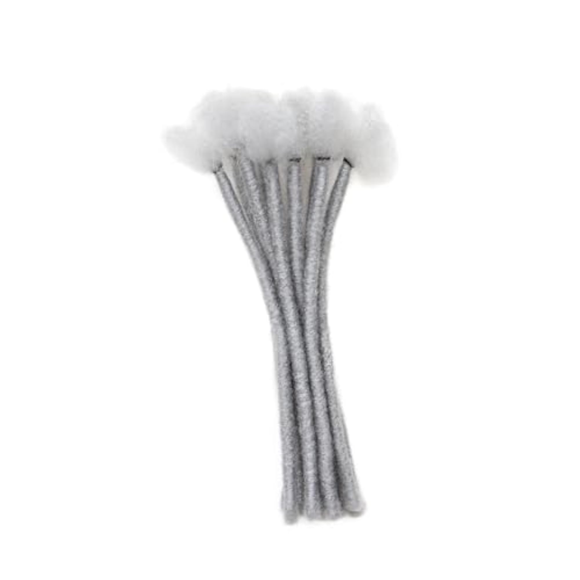 10x Hair Extensions Twist Braid for Men, Grey